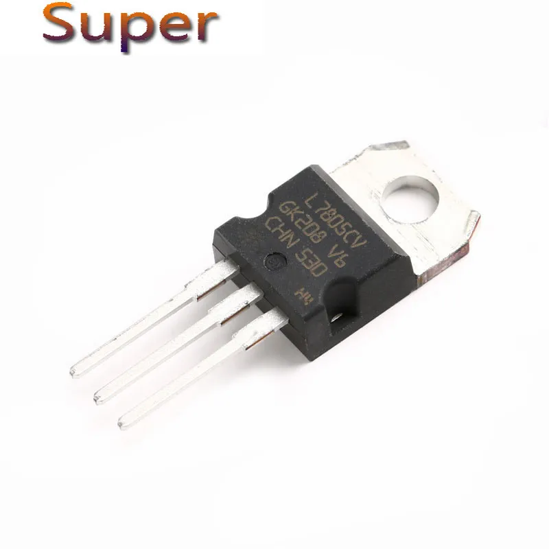 

100pcs/lot New L7805CV voltage regulator TO-220 L7805 7805 5V POSITIVE VOLTAGE REGULATORS