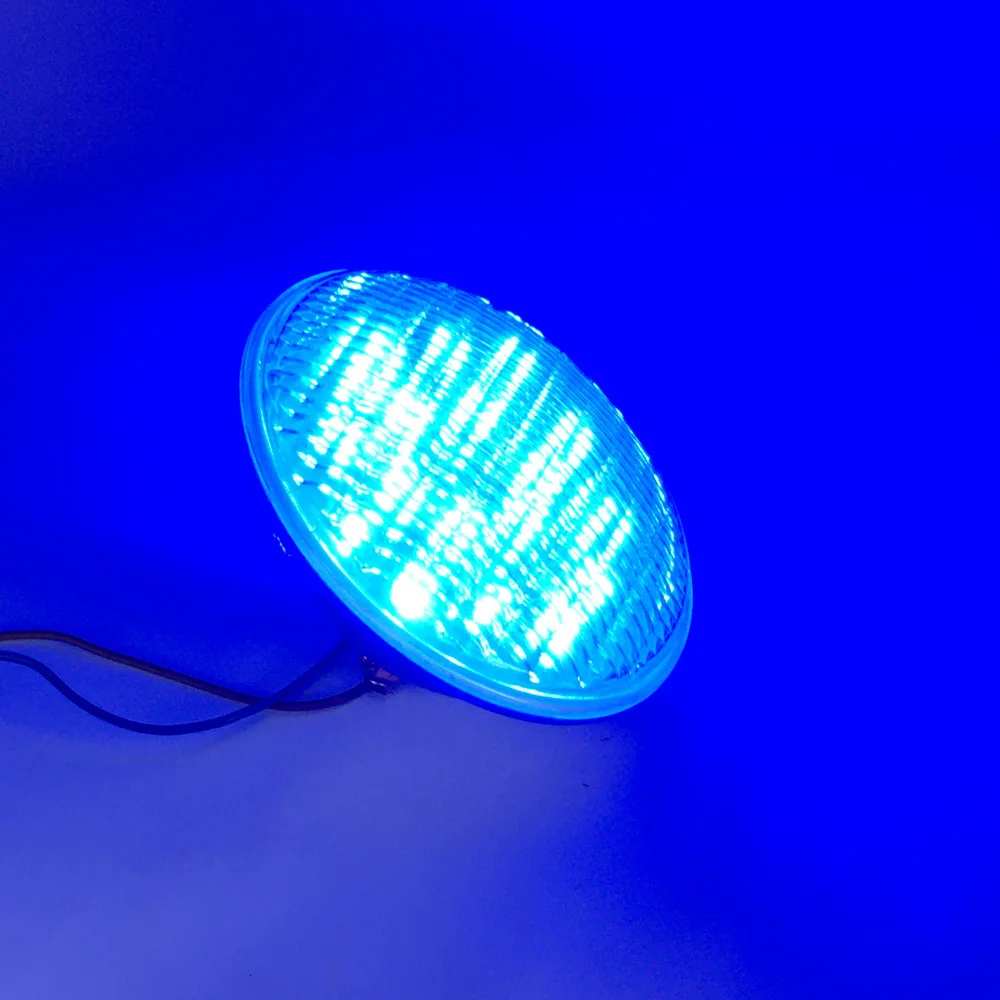PAR56 Светодиодный светильник для бассейна 24 Вт 36 Вт 48 Вт 60 Вт 72 Вт RGB + теплый белый светильник из стекла IP68 теплый белый холодный белый