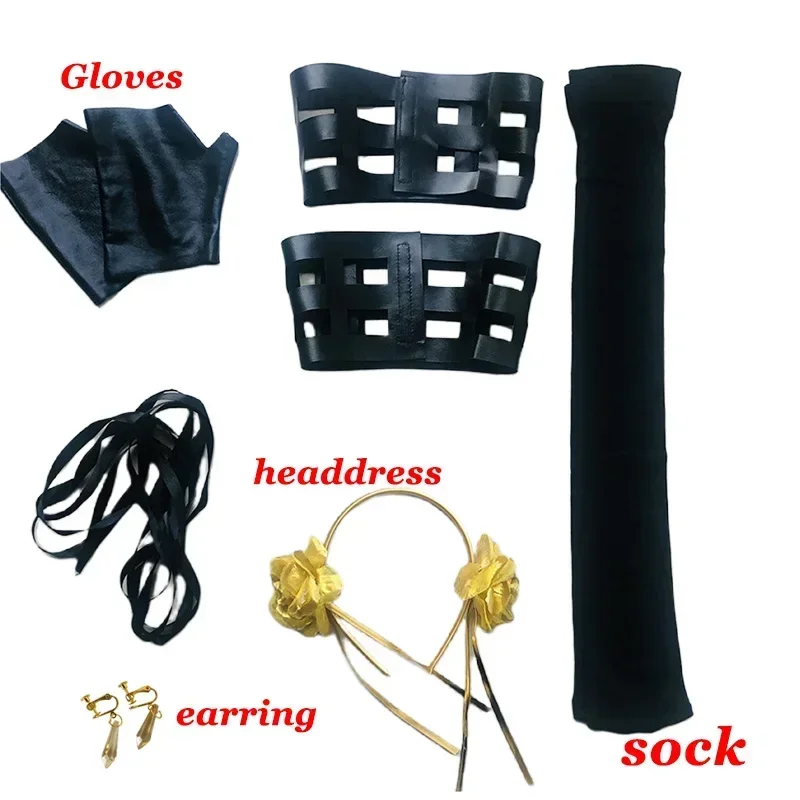 Костюм для косплея персонажа аниме шпион Икс парик черное платье костюм длинные