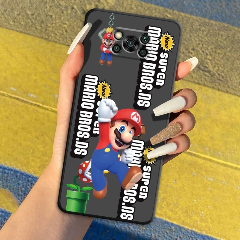 

Super Mario Funny For Xiaomi Mi Poco M5s GT M3 C40 X3 NFC X4 Pro 5G F1 M4 C51 C55 C50 F3 X5 M5 Cases