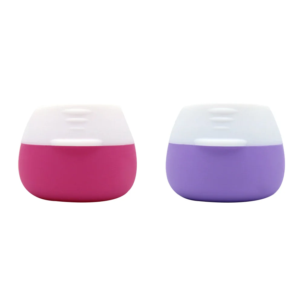 

Cream Jars Containers Travel Bottles Bottle Empty Dispensers Refillable Round Silicone Sets Aluminum Set Tin Toiletries