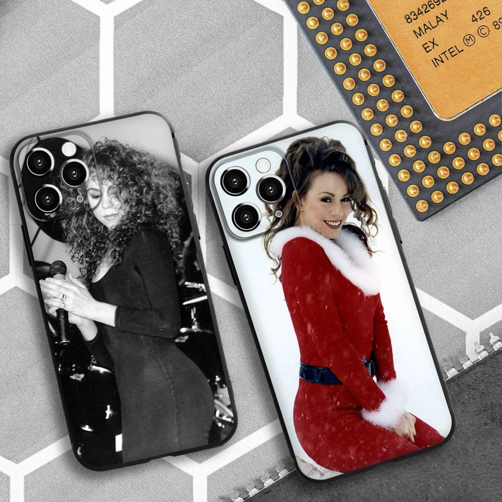 

For Iphone Singer Mariah Carey DIY Phone Case FOR IPhone 14 11 12 Pro 8 Plus X Pro 14 MAX 12 MINI XR XS Soft TPU Iphone Covers