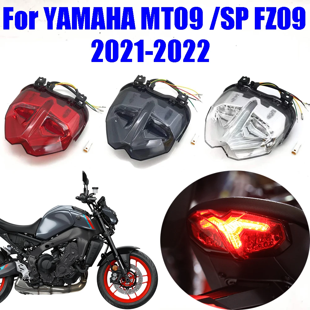 

Motorcycle Rear Tail Light Brake Turn Signal LED Integrated Taillight Parts For Yamaha MT-09 MT09 SP FZ09 2021 2022 Accessories