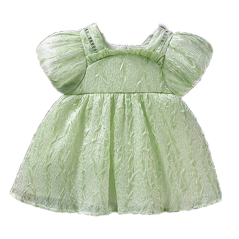 Детское платье-пачка на день рождения зеленая эксклюзивная одежда для маленьких