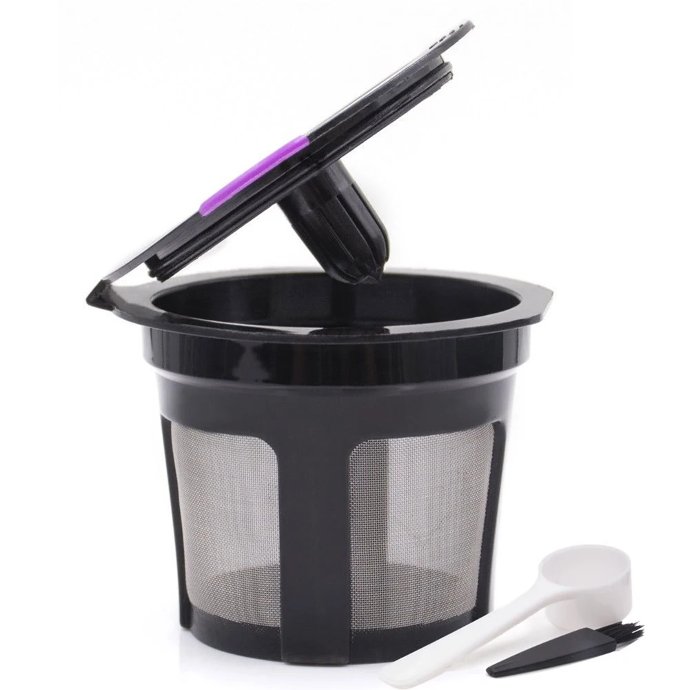 

1Pc Coffee Maker Filter Reusable Coffee Capsules Pod Plastic&stainless Steel Spare Tools For KEURIG 2.0 1.0 Series K200 K250