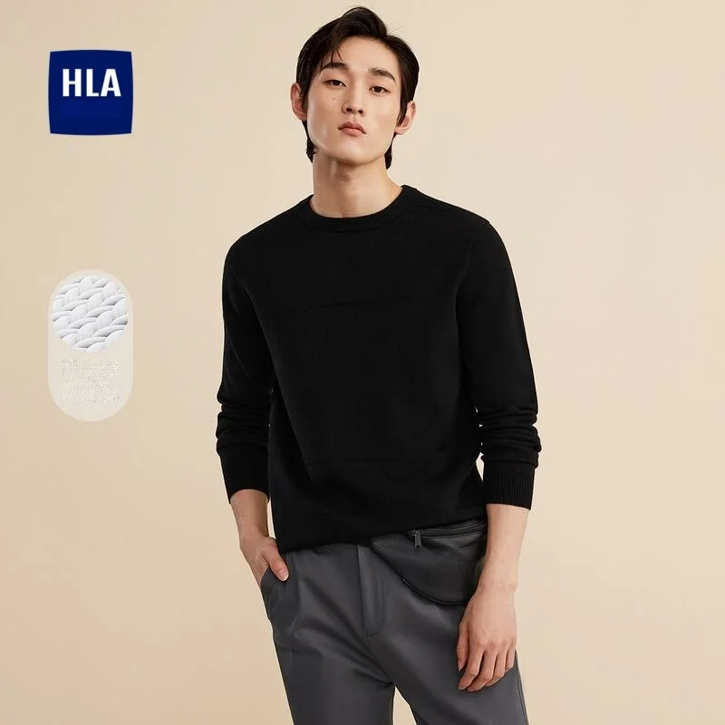 Выбор Hailan домашний контрастный цвет маленькая икона длинный рукав вязаный