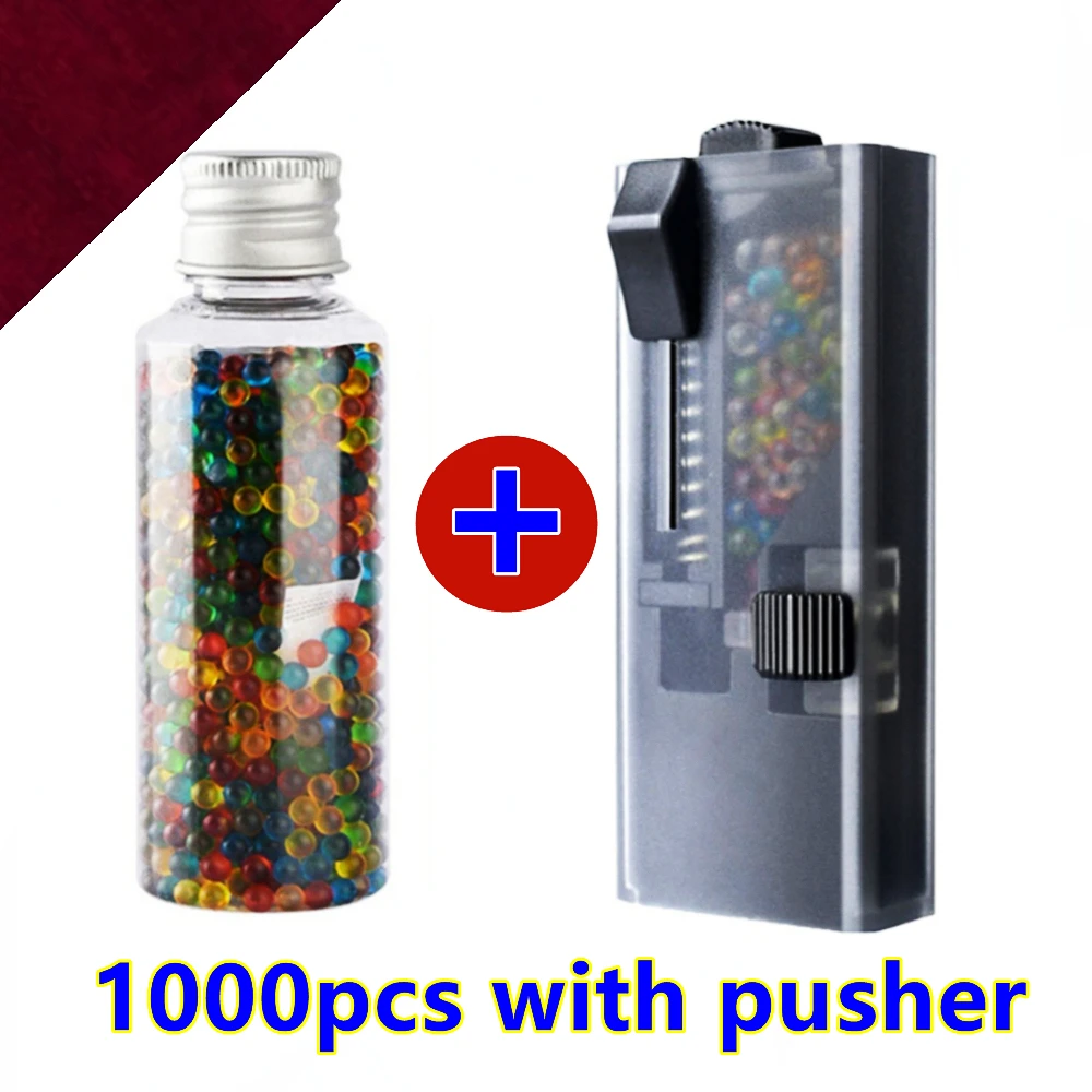 

1000/2000pcs Mixed Fruit Mint Flavor Burst Bead Filter Popping Push Ball and Cigarette Explosion Beads Pusher Box Smoking Tools