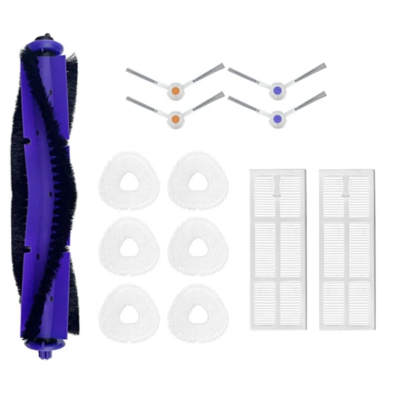 

Аксессуары для Narwal Freo J3 универсальная самонасадка робот основной боковой щетки Швабра тканевая тряпка салфетка для очистки Hepa фильтр Замен...