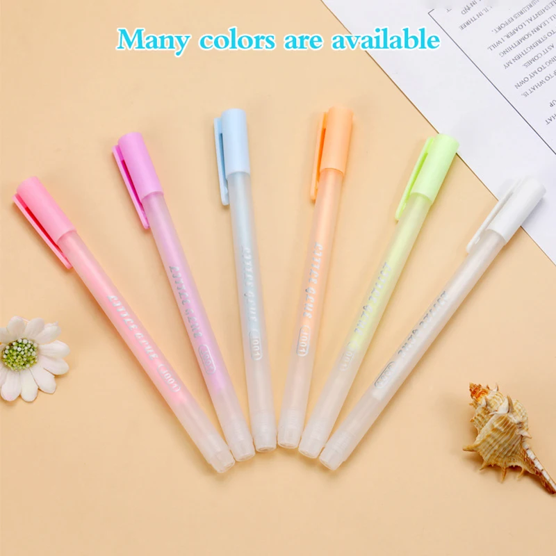 

Solid Glue Stick Pen Candy Color Quick Drying Hand Pen High Viscosity Glue Stick Pen For Kids School Students Stationery Pens