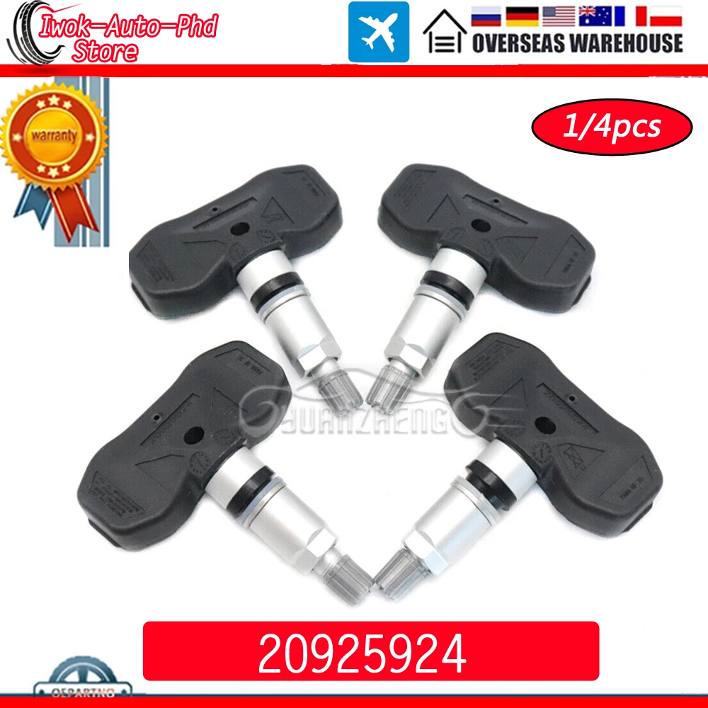 Датчик Системы Контроля Давления В Шинах TPMS Для CADILLAC SRX Chevrolet SILVERADO Pontiac Torrent GMC SATURN
