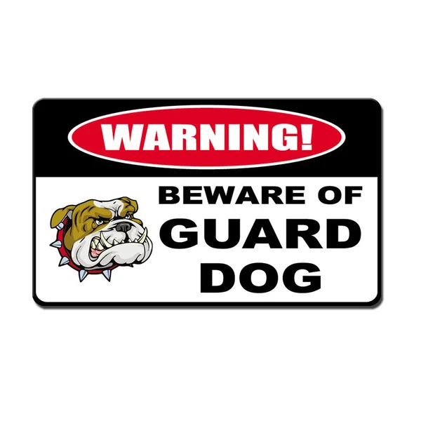 

Beware Of Guard Dog Novelty Funny Metal Sign 8 X 12 Inch Metal Painting 20x30cm Poster Metal Poster Metal Tin Sign Metal Plaque