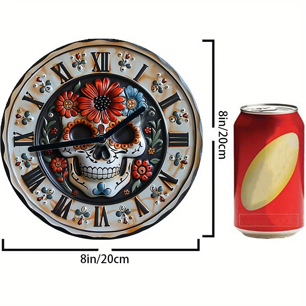 Настенные часы в стиле День мертвых-набор часов сделай сам с высокочеткой 2D