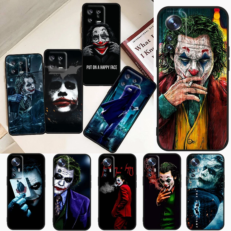 

Joker Anime Cool For Xiaomi Mi 13 12 11 10 11T 10T 9T 9 8 Note 10 Ultra Pro Lite TPU Soft Silicone Black Phone Case Coque Capa
