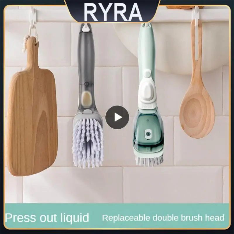 

Dish Brush Generic Dishwashing Sponge Kitchen Cleaning Tools Hand Guard 150g Cleaner Wash Wipe 2023 Liquid Soap Dispenser Pot