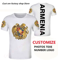 armenia t shirt male diy custom number photo white gray red black tees arm country t shirt armenian nation flag am boy clothes