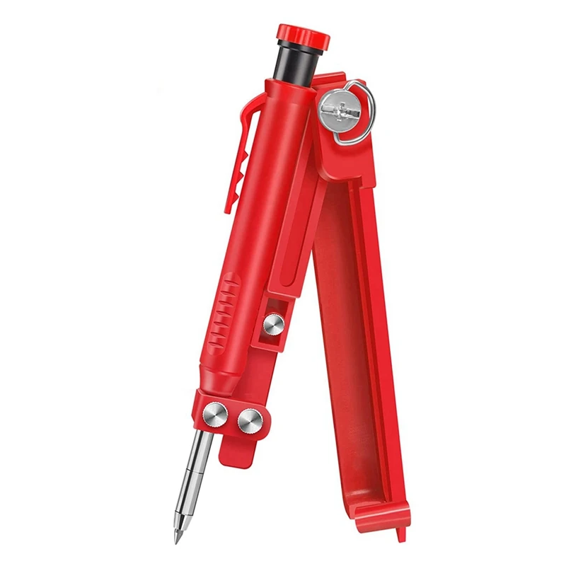 

Multi-Function Scribing Tool For Woodworking Scribe Tool, ABS Scribe Tool With Deep Hole Pencil DIY Woodworking Scribe