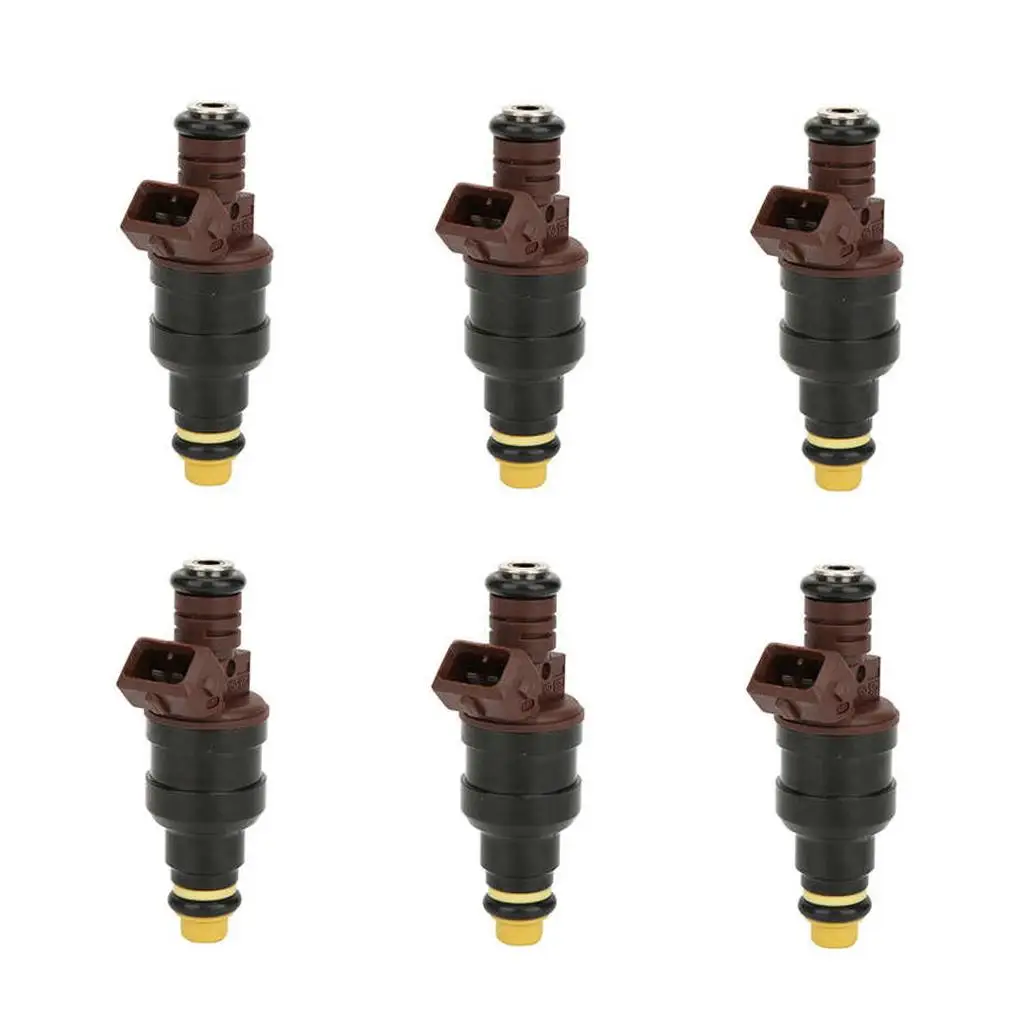 

6 Pieces Fuel Injectors Aembly Fit for GM Silverado 4.1 V6 0280150975 0 280 15 0975