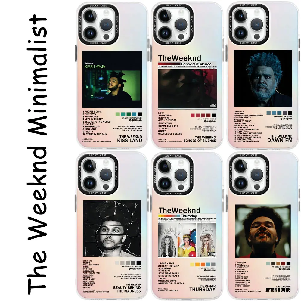 Минималистичный постер Weeknd чехол для телефона iPhone 15 14 13 12 11 Pro Max X XR XSMax 7 8 Plus