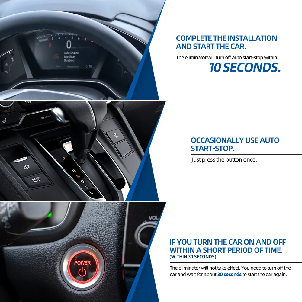 Для Honda CR-V CRV 2020 2021 2022 подтяжка лица система автоматического запуска и остановки