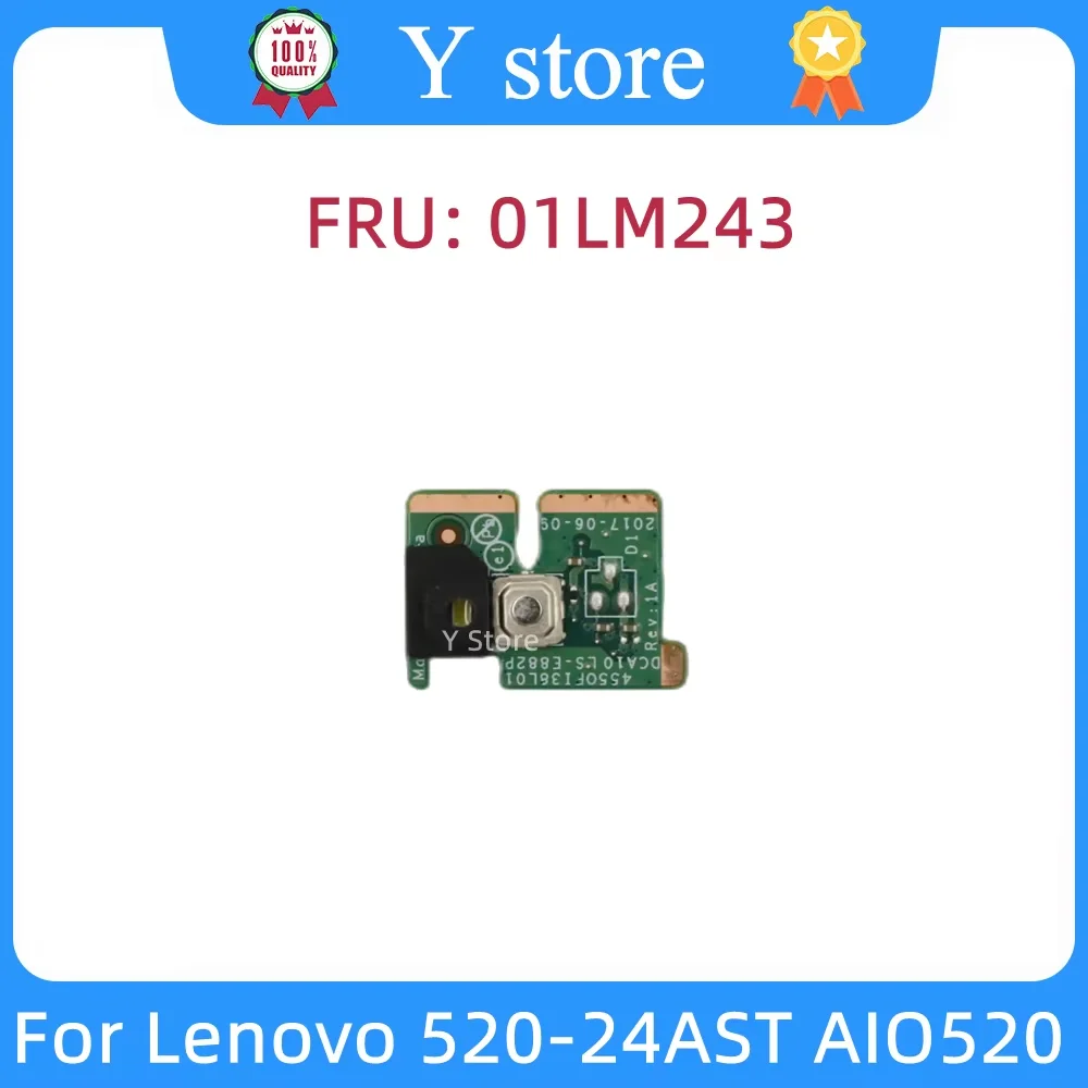 Фото Y Store 01LM243 Плата переключателя подходит для Lenovo 520-24AST AIO520 Плата загрузки кнопки питания LS-E882P Быстрая доставка №1