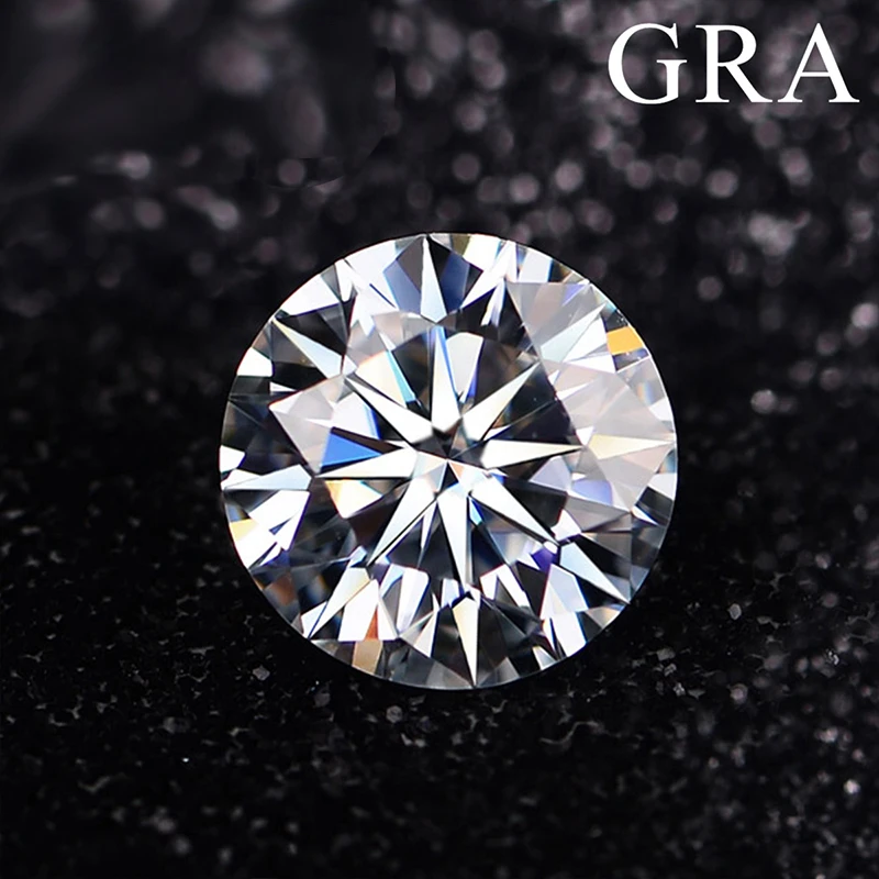 

Super White Briliant Round Cut Moissanite DEF GH Color VVS1 Loose Gemstone GRA Lab Grown Diamond 3mm-15mm For Jewelry Making