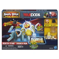 star wars angrys birds meet red chuck bomb matilda leonard telepods catapult desktop game destroyer children toys