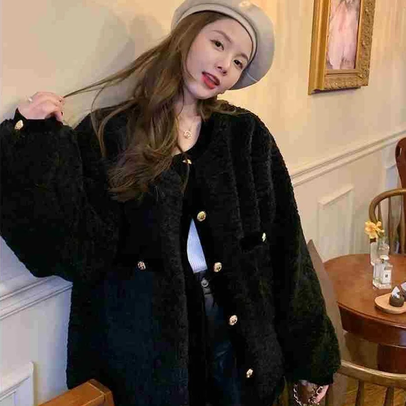 Куртка Женская Базовая в стиле пэчворк элегантная уличная одежда Корейском