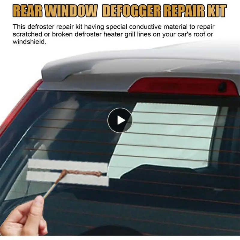 

60ml Rear Window Defogger Practical Car Conduct Electricity Glue Effective Universal Diy Rear Window Defogger Repair Kit Durable