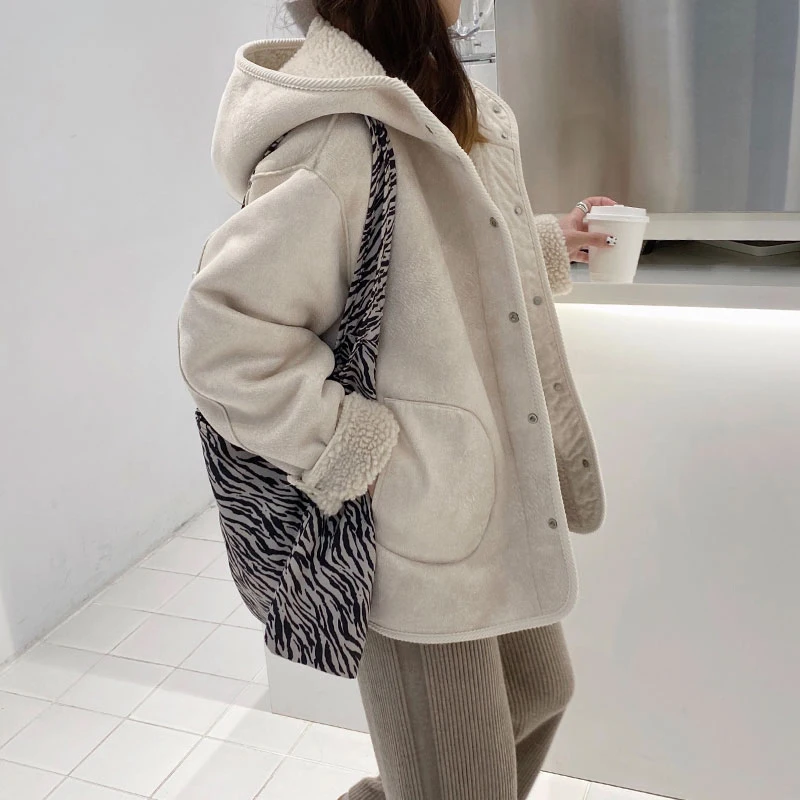 Модный бренд 2024 новая осенне-зимняя берберская флисовая верхняя одежда женская