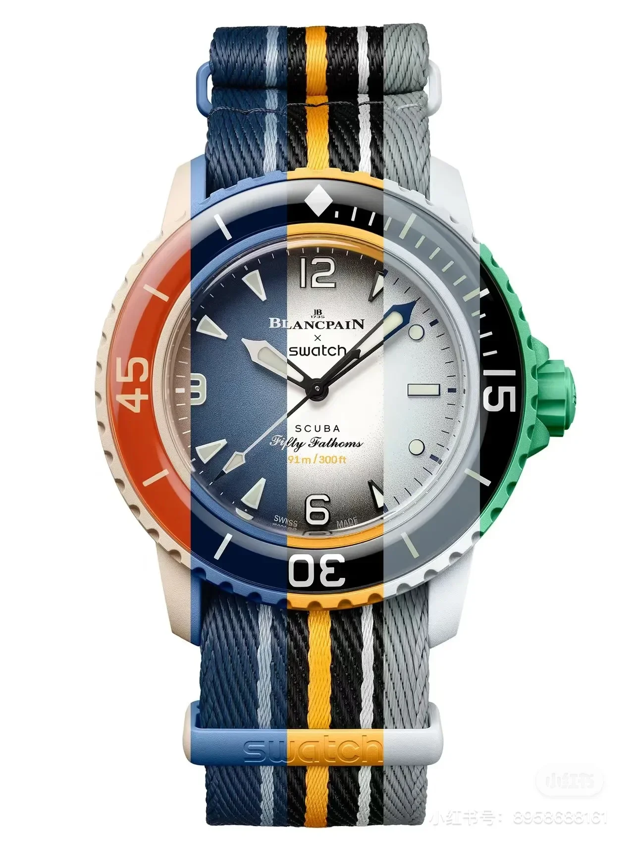 

For Ocean Collection Watches Co Branded Swatch Men Womens Top Quality Version Blancpain Atlantic Pacific Arctic Quartz Watch