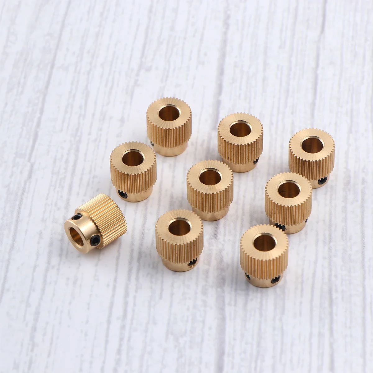 

10pcs Extrusion Gear 40 Professional Drive Gear Extrusion Wheel Feeding Gear Extrusion Gear for 3D