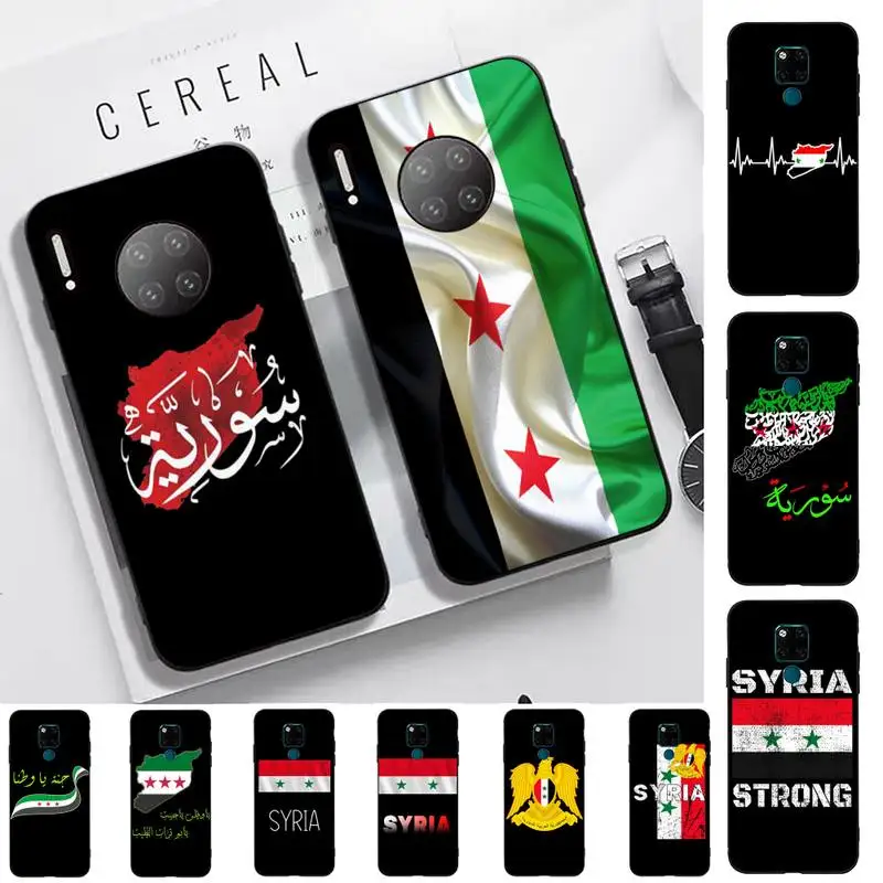 

Syria Flag Phone Case for Huawei Mate 20 10 9 40 30 lite pro X Nova 2 3i 7se