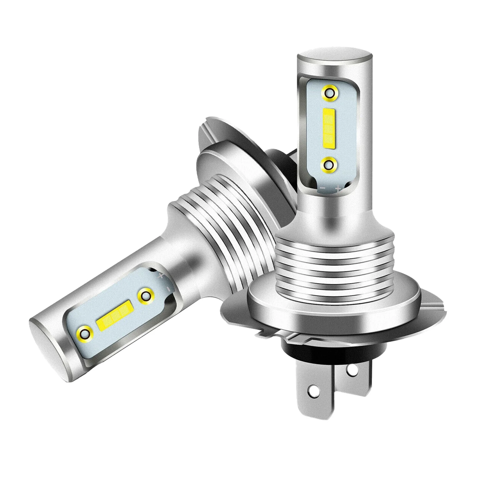 2X H7 LED Headlight 6000K Super White 110W 8000LM Headlight Kit Fog Light Bulbs Kit High Low Beam