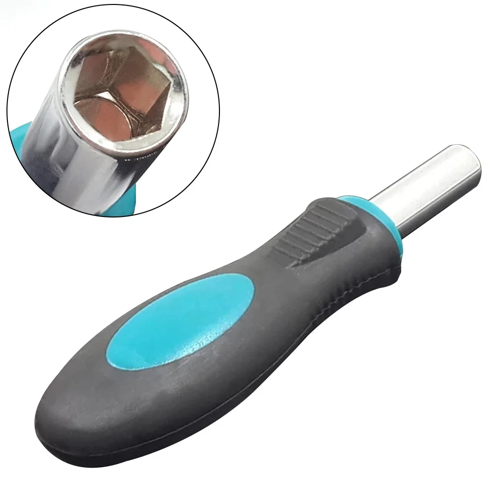 

116mm Screwdriver Magnetic Handle ABS Plastic Anti-slid Shank Replacement Screwdriver Handle Extend Bit Repair Tool Parts