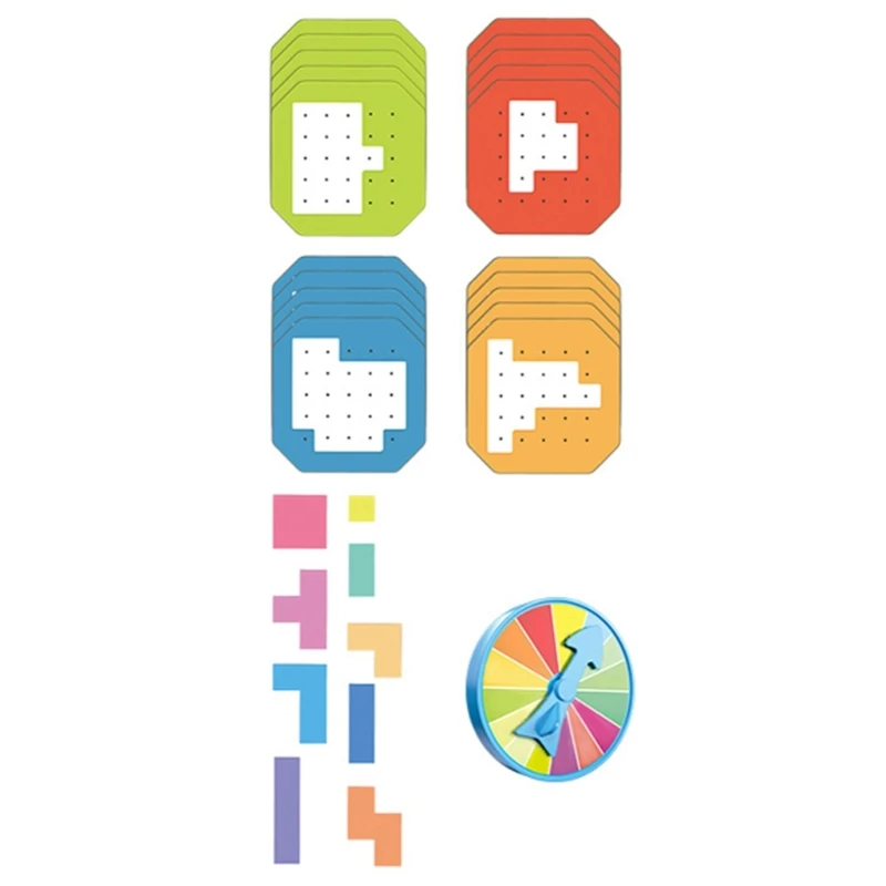 Быстрое мышление соревновательная блочная игра для двух игроков деревянная