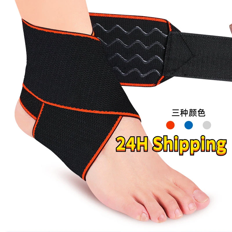 

1 Pcs Sports Ankle Bandage Guard Sleeve Pressure Anti-Rotation Elastic Breathable Support Fitness Sports Foot Care Tools Health