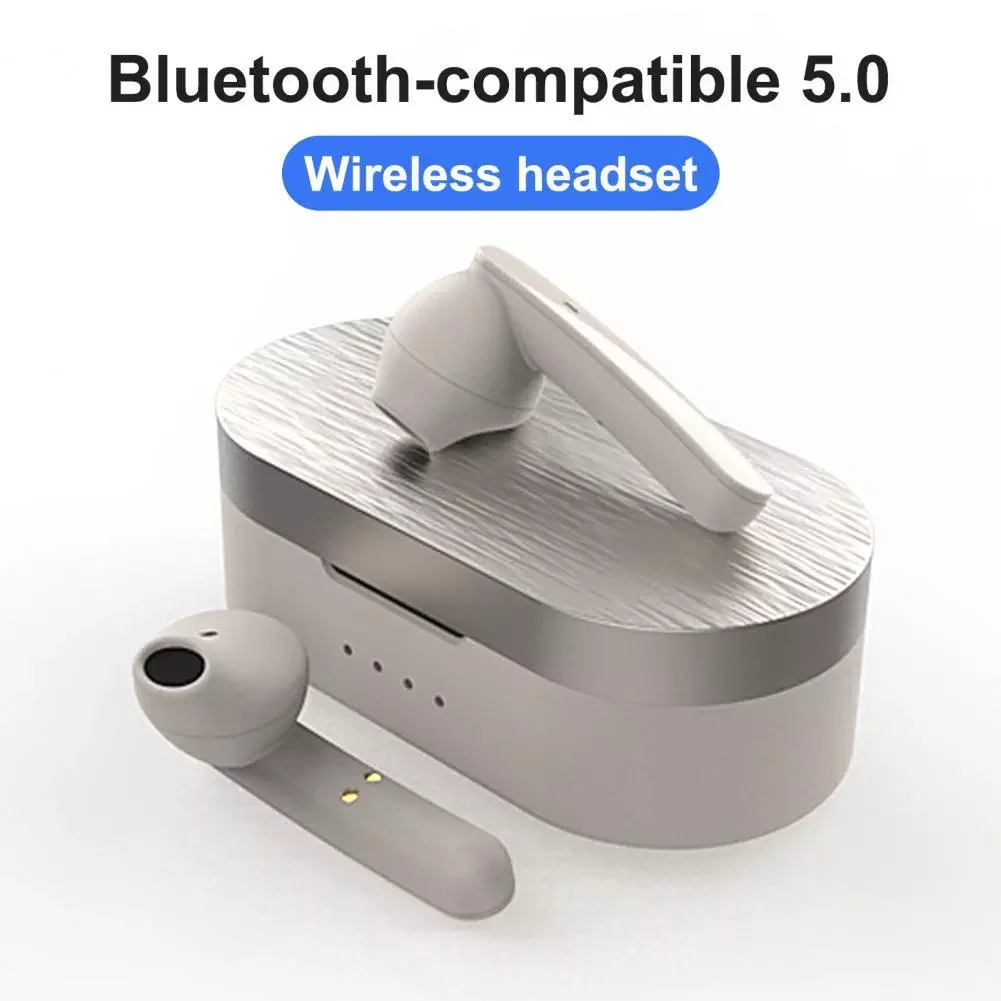 

2Pcs MS-T12 Wireless Earphones Bluetooth-compatible 5.0 Noise Reduction Touch Control Waterproof HiFi Stereo In-ear Earbuds