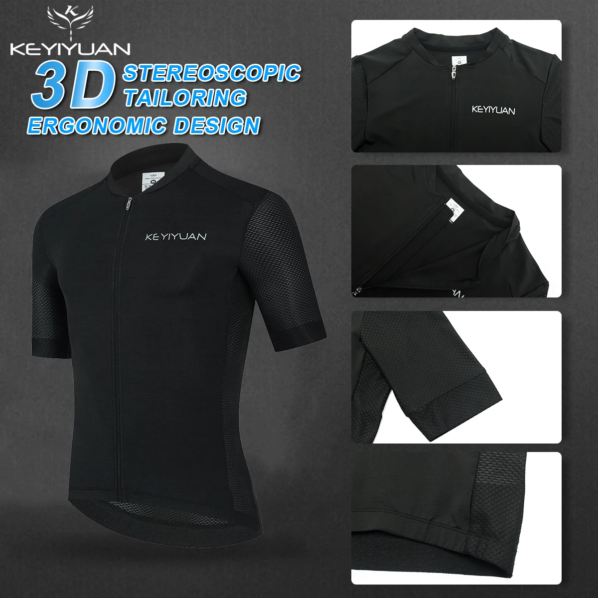 Новинка футболка KEYIYUAN для велоспорта летняя велосипедная рубашка дорожный