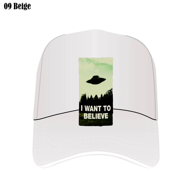 

I Want To Believe Men Black Bill Hats X Files Bill Hat Ufo Alien Cap Classic Custom Design Cap