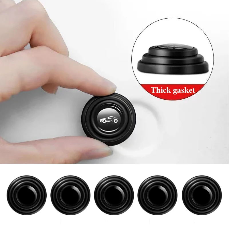 

10Pcs Universal Cars Door Shock Stickers Absorber Bumper Protector Absorbing Gaskets for Most Trucks Thickening Buffer Cushion