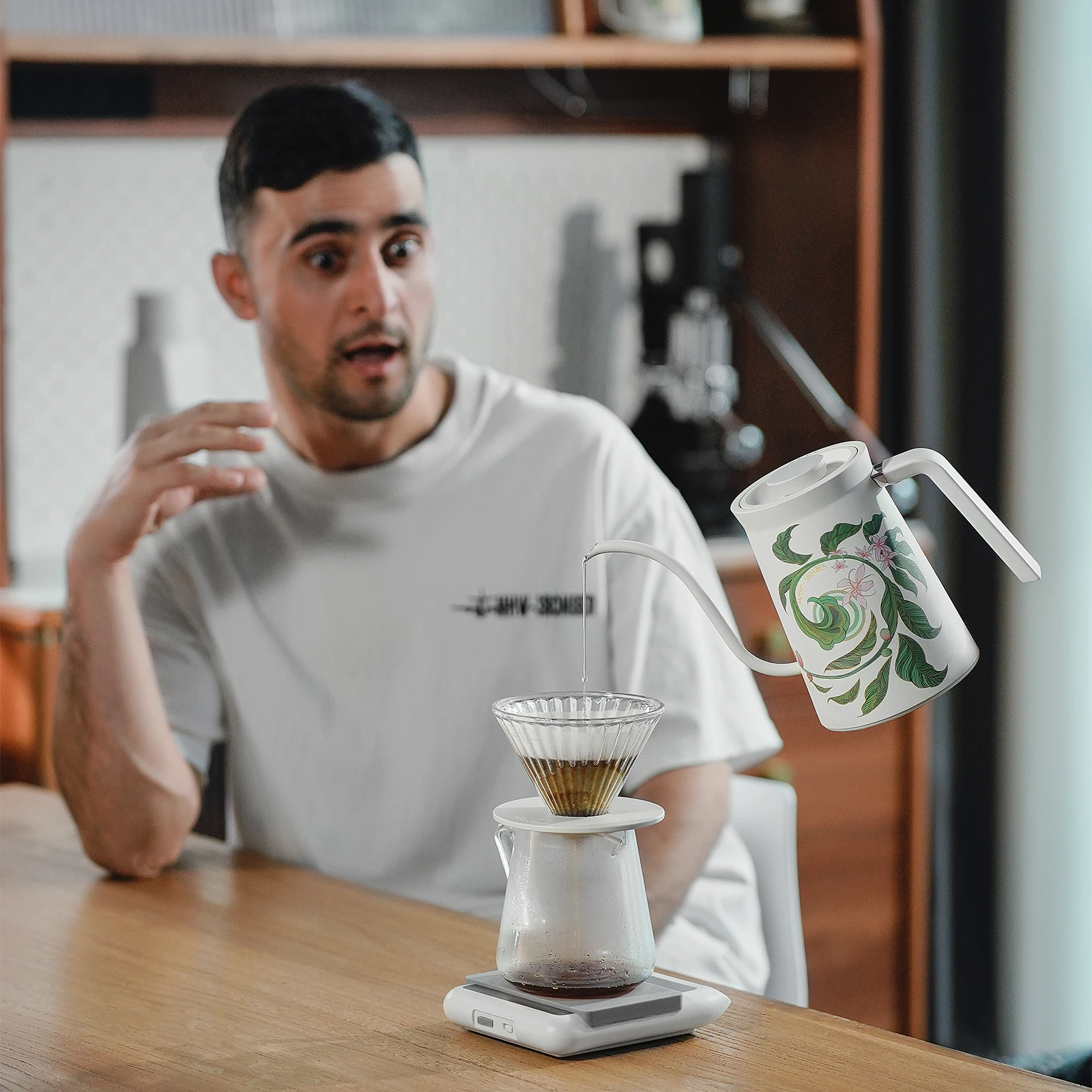 MHW-3BOMBER Электрический чайник на гибкой стойке для наливания кофейник 220 В