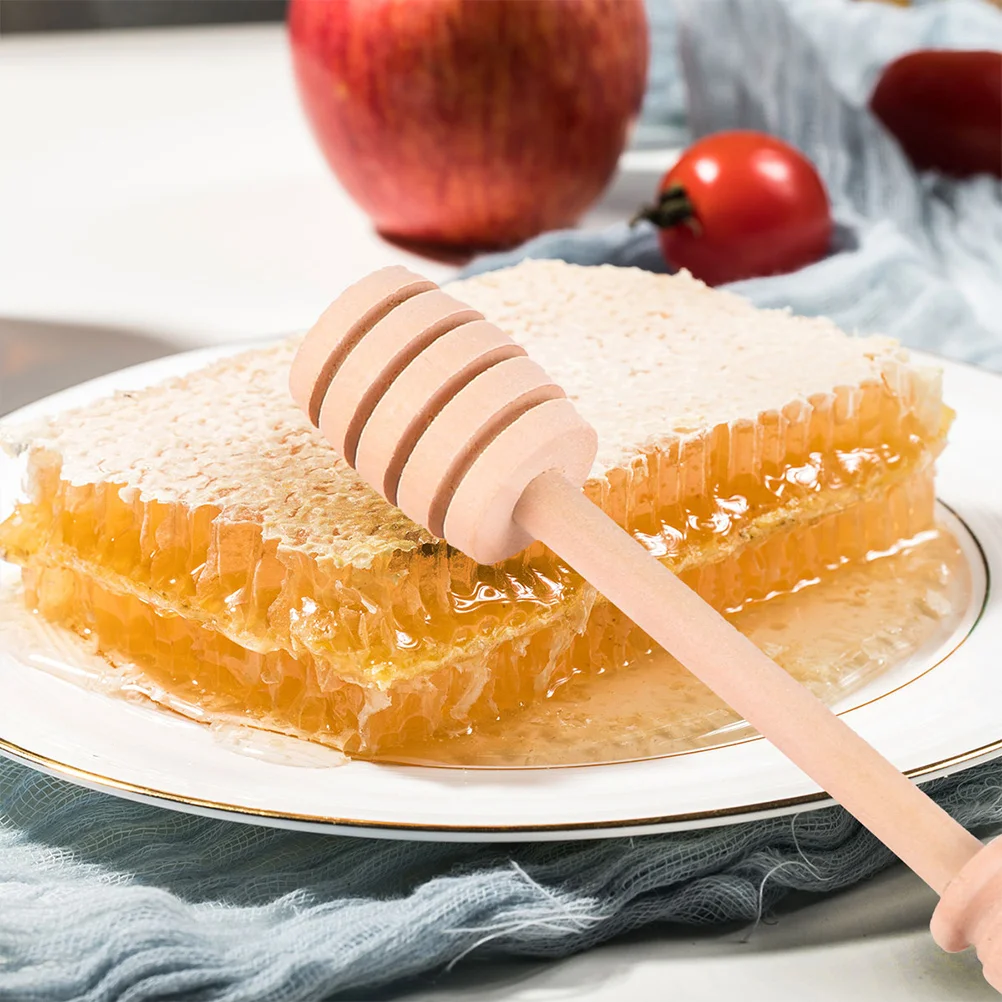 12 шт. деревянные палочки из натурального дерева банка для меда мешалка палочка