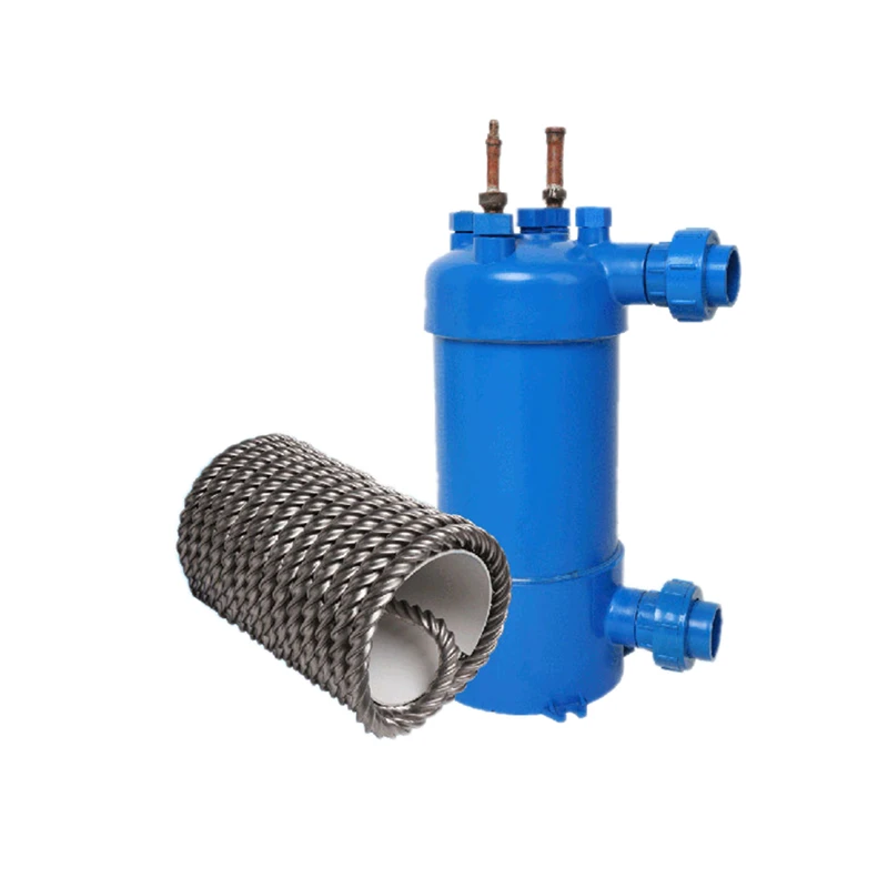 

Double Tube Pool Heat Exchanger For Heat Pump Power 56Kw