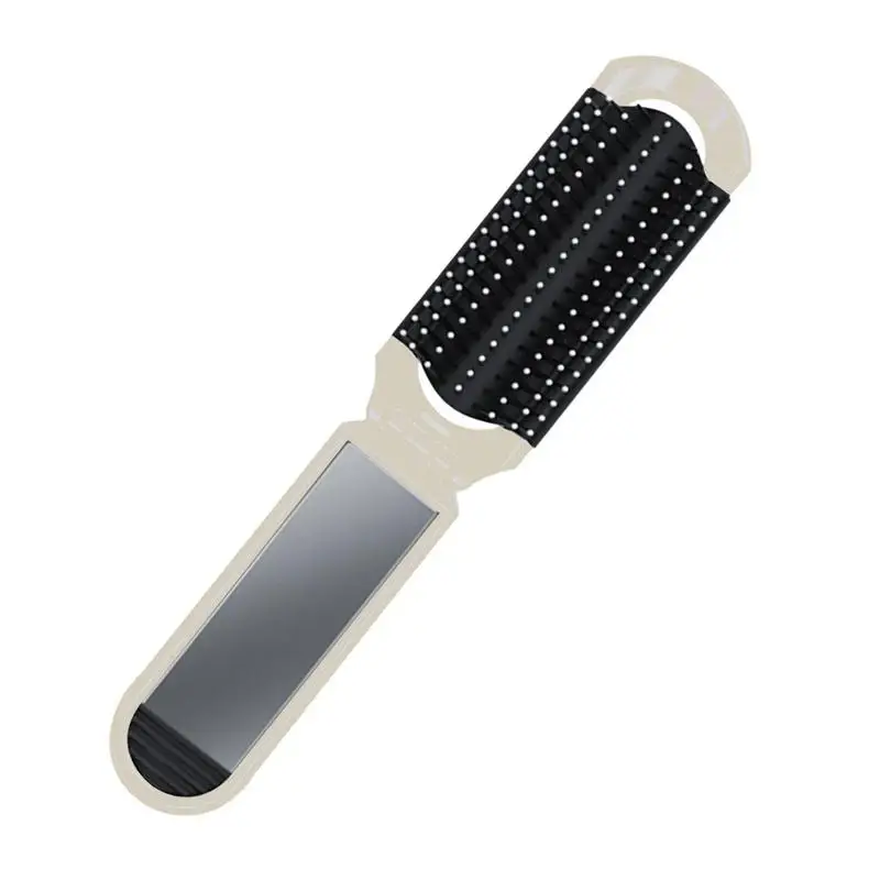

Travel Folding Hair Brush Mini Foldable Brush Comb For Portable Grooming And Massaging Travel Brush For Women And Men Pocket
