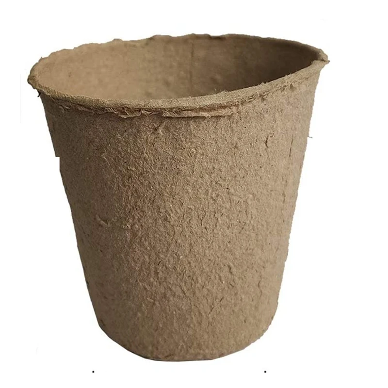 

110 Pack 3 Inches Biodegradable Seedling Peat Pots Indoor Planting Cups Seedling Cup For Plants Seed Starter, For Seedlings