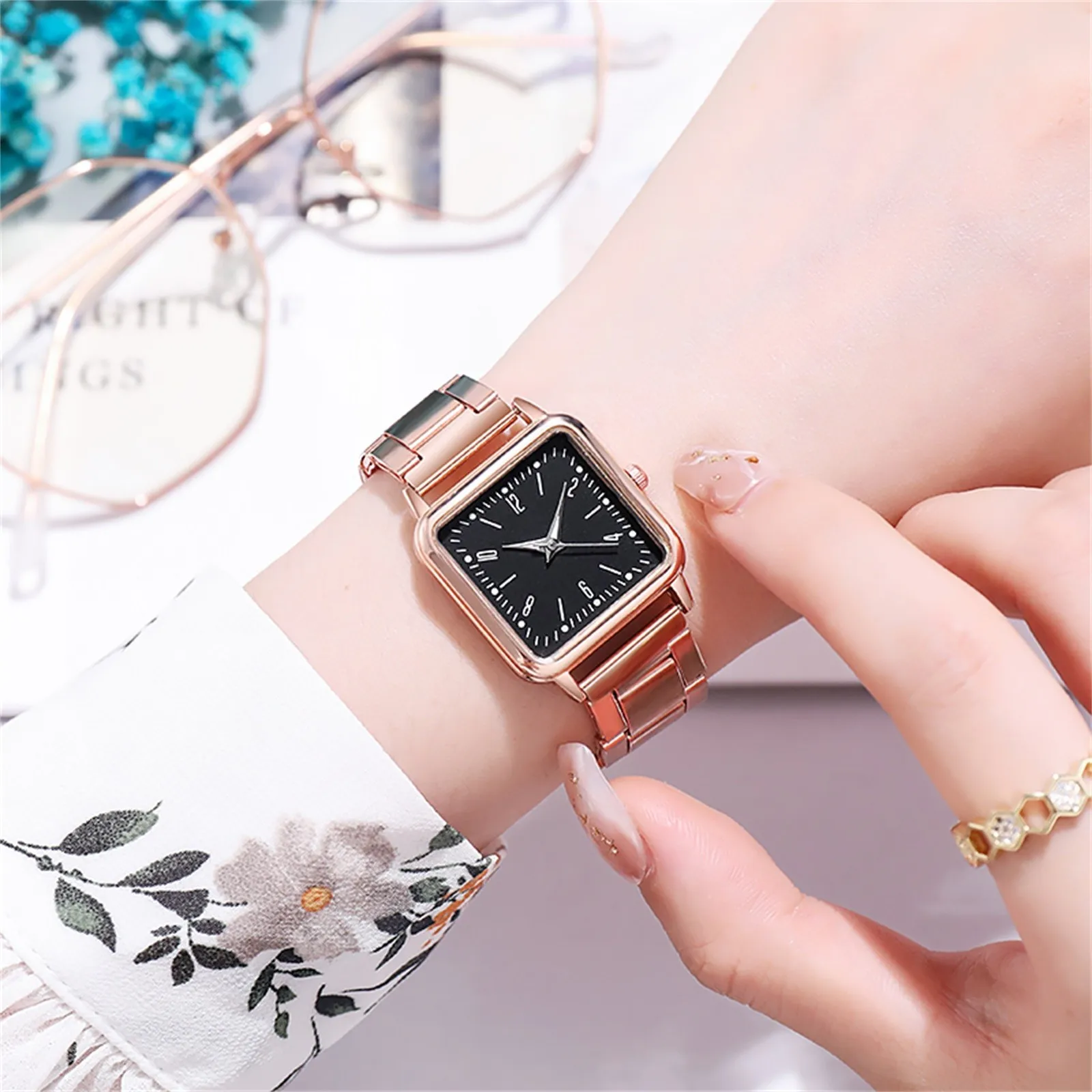 

Rose Gold Silver Watches Couple Women Electronic Digital Chronograph Retro Style Clock Men's Relogio Masculin Reloj Hombre homme