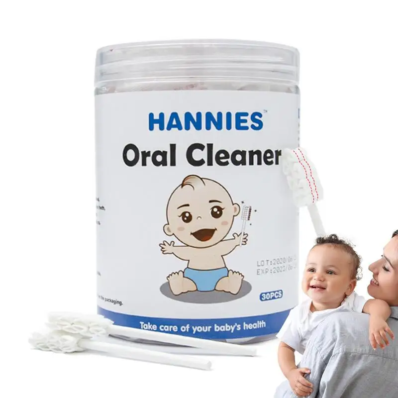 Newborn Oral Cleaning 30pcs Soft Newborn Tongue Cleaner Gauze Newborn Oral Cleaning Tool For Little Girls And Toddler For Remove