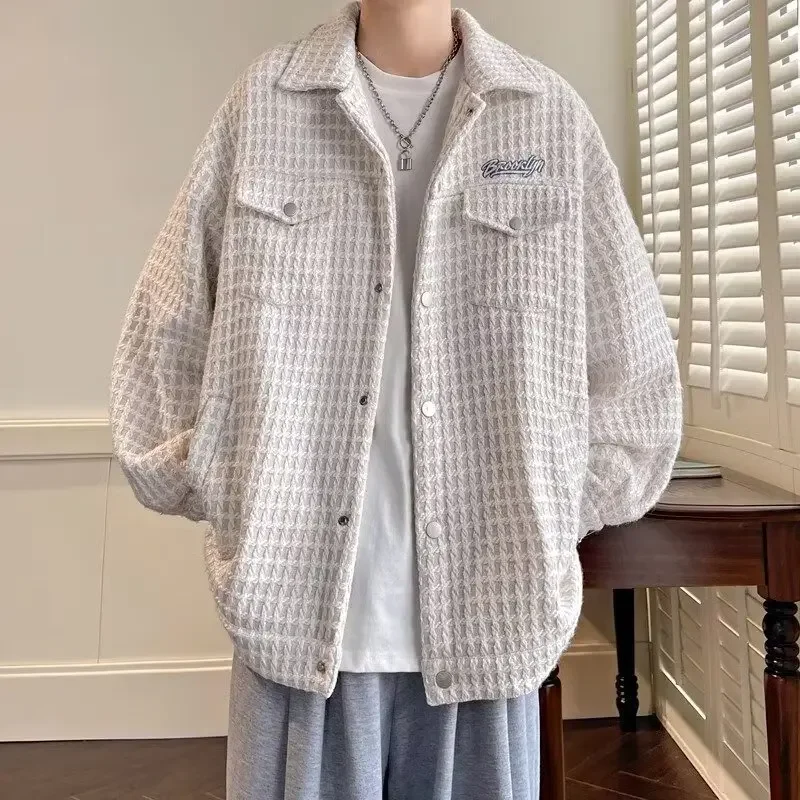 Винтажная куртка с вышитыми лацканами в гонконгском стиле 2024 весна-осень