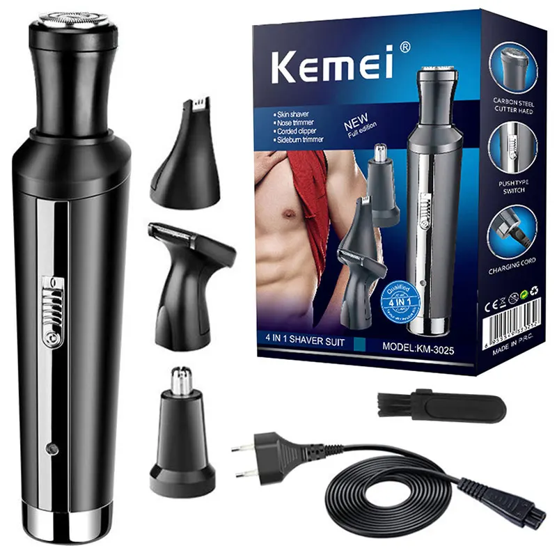 

4 в 1, мужской триммер для стрижки волос и бровей