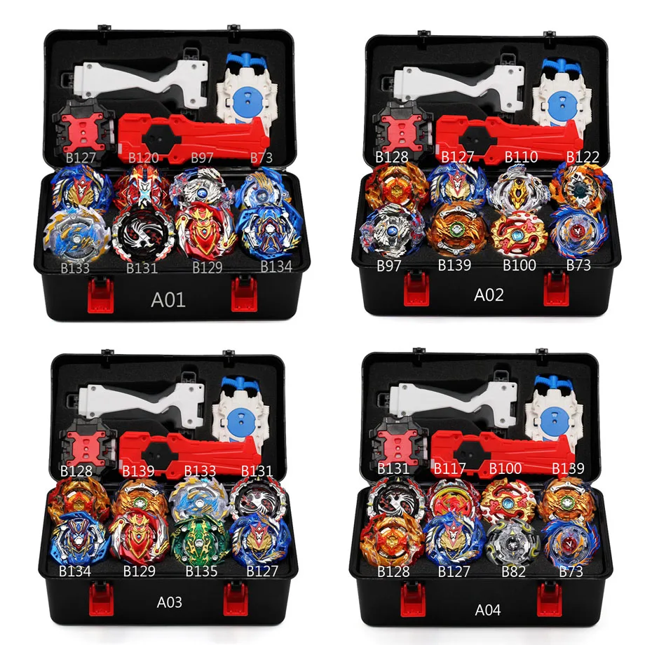 Волчок Beyblade Burst с лаунчером набор игрушек стартером и ареной металлический Бог
